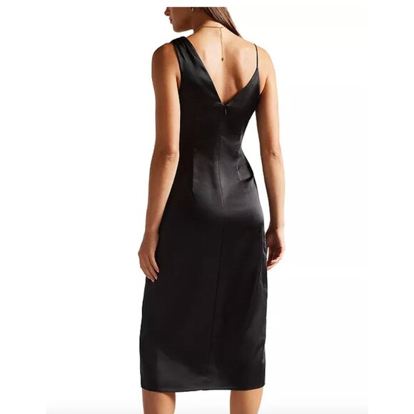 Ted Baker Odellia Asymmetric Waist Slip Dress NWT - Size 1 (2) - Picture 7 of 7